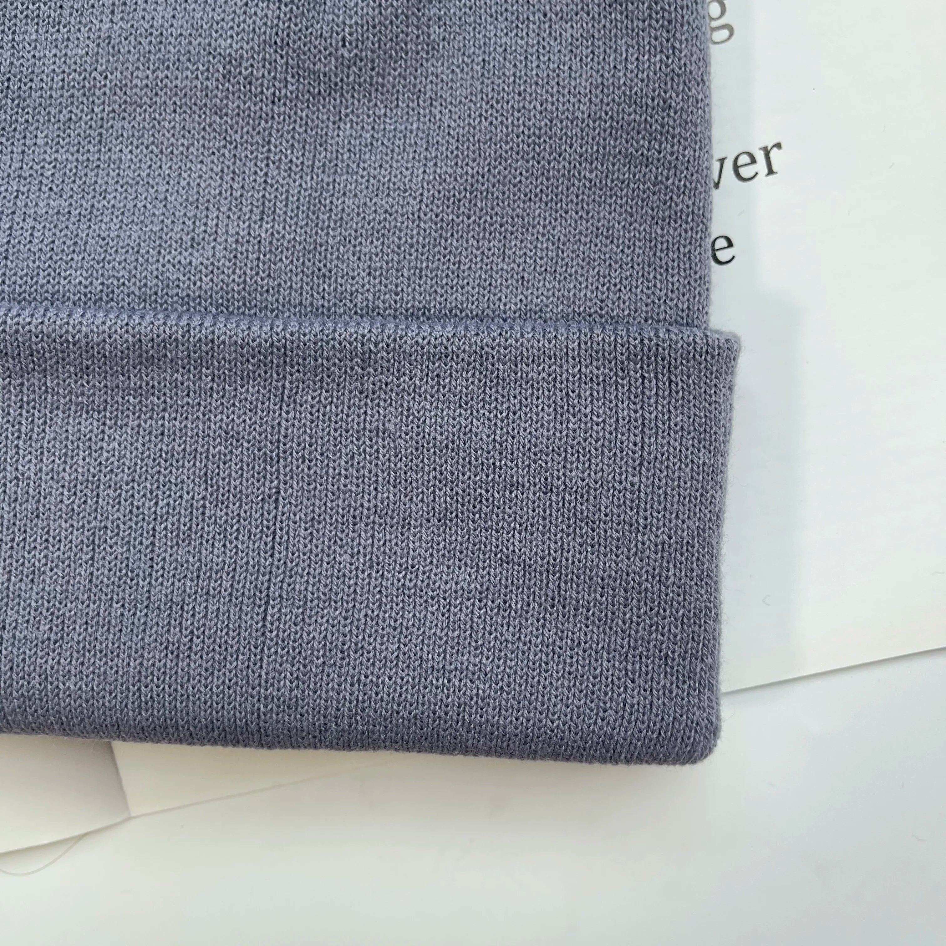 Rib-Knit Cuffed Beanie