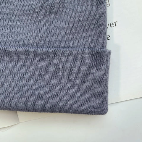 Rib-Knit Cuffed Beanie