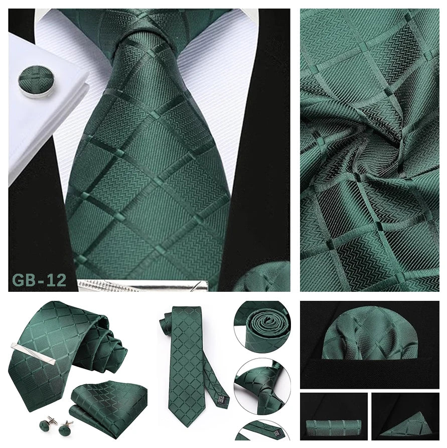 Tie, Clip & Pocket Square Set