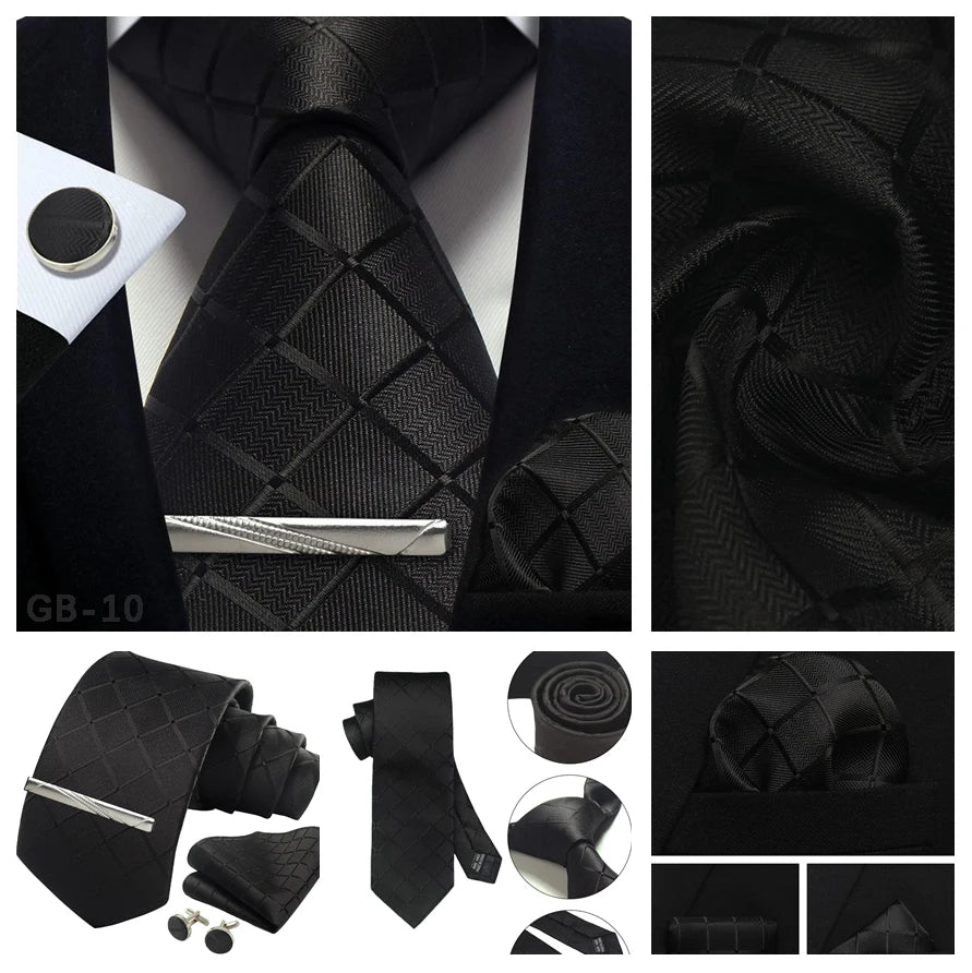 Tie, Clip & Pocket Square Set