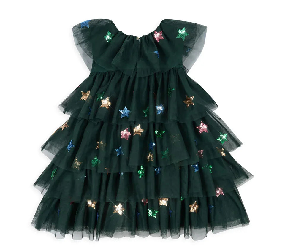 Girls' Velvet Holiday Party Dress