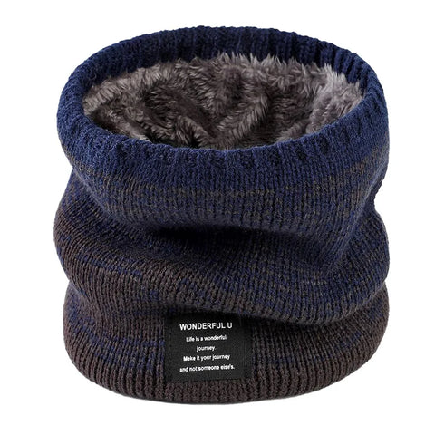 Fleece-Lined Knit Neck Warmer