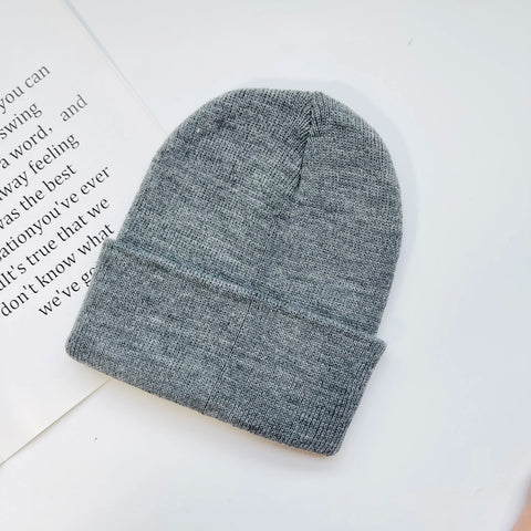 Rib-Knit Cuffed Beanie