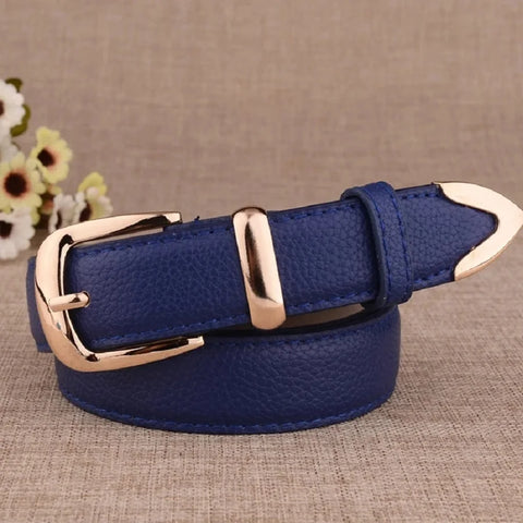 Classic Gold-Buckle Belt