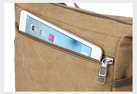 Canvas Messenger Bag