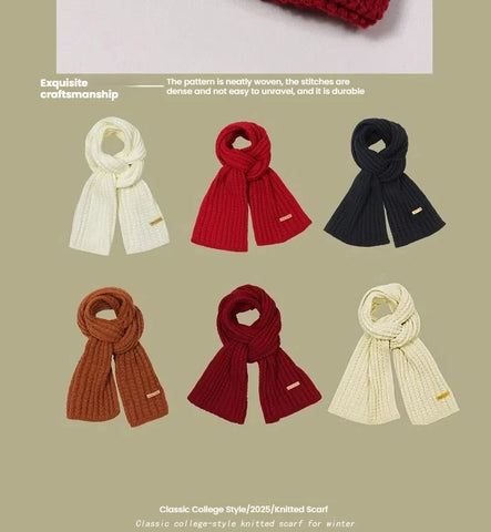 Chunky Rib-Knit Scarf