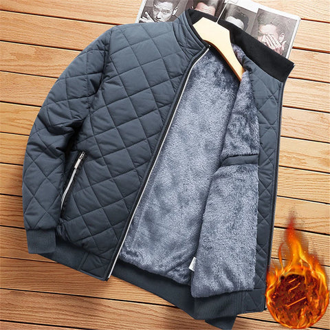 Quilted Bomber Jacket