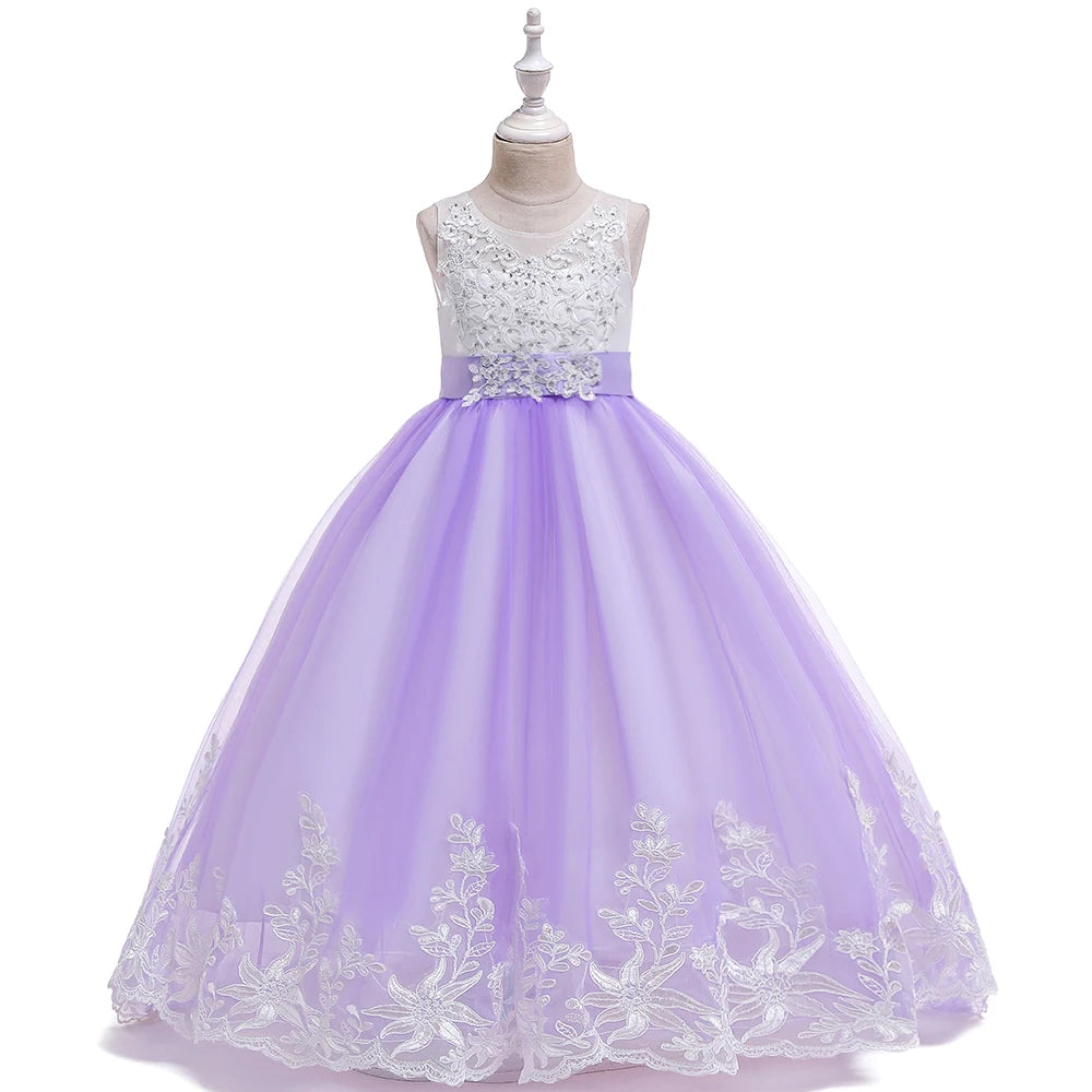 White Lace First Communion Dress