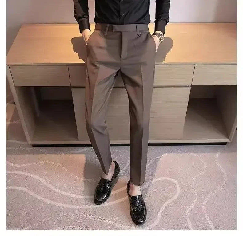 English Gentleman's Coffee Color Business Suit Pants