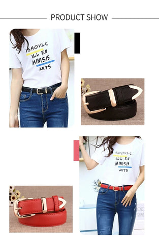 Classic Gold-Buckle Belt
