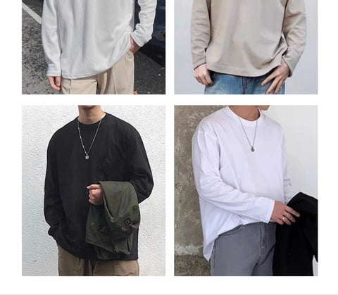 Long-Sleeve Cotton Tee