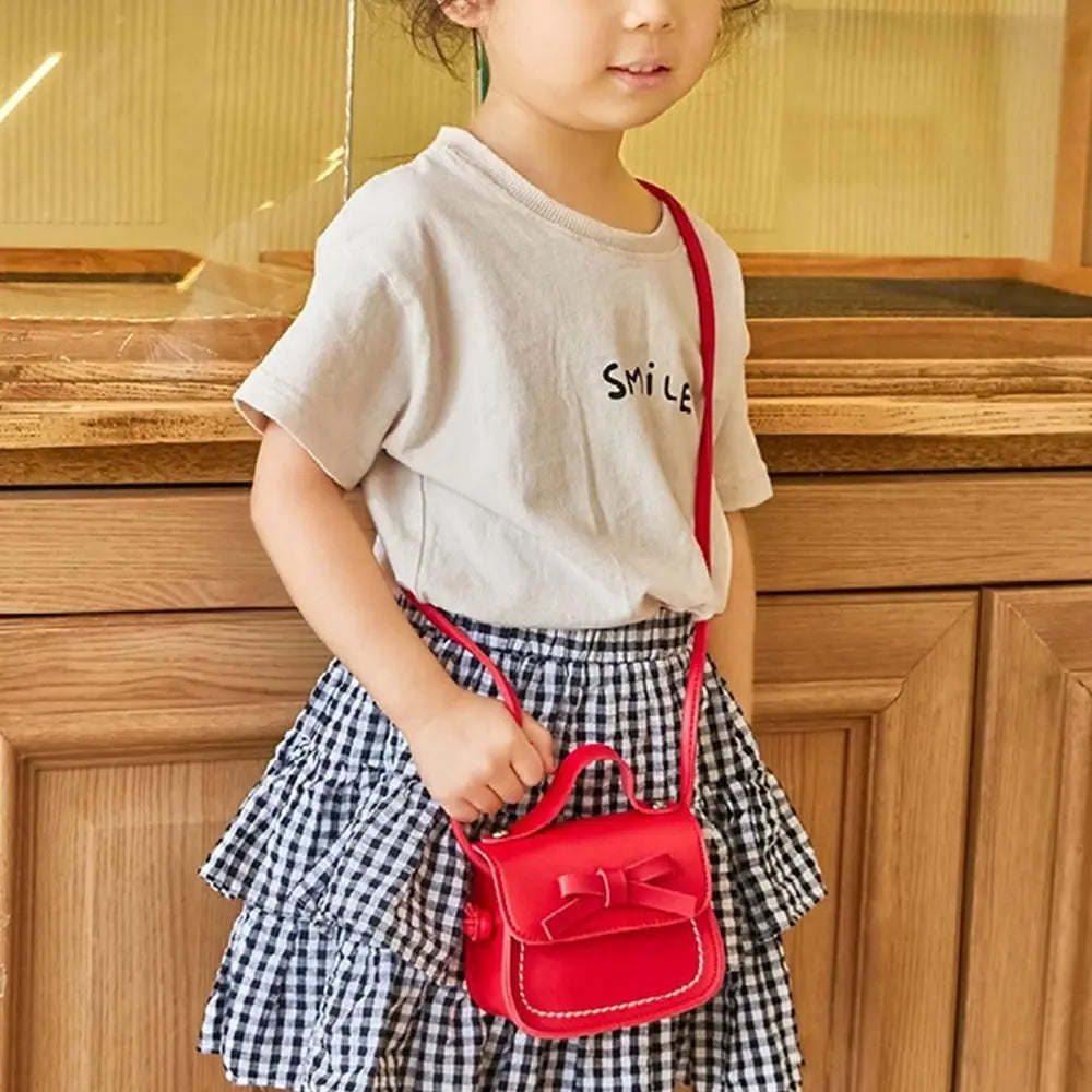 Girls' Bow Mini Crossbody Bag