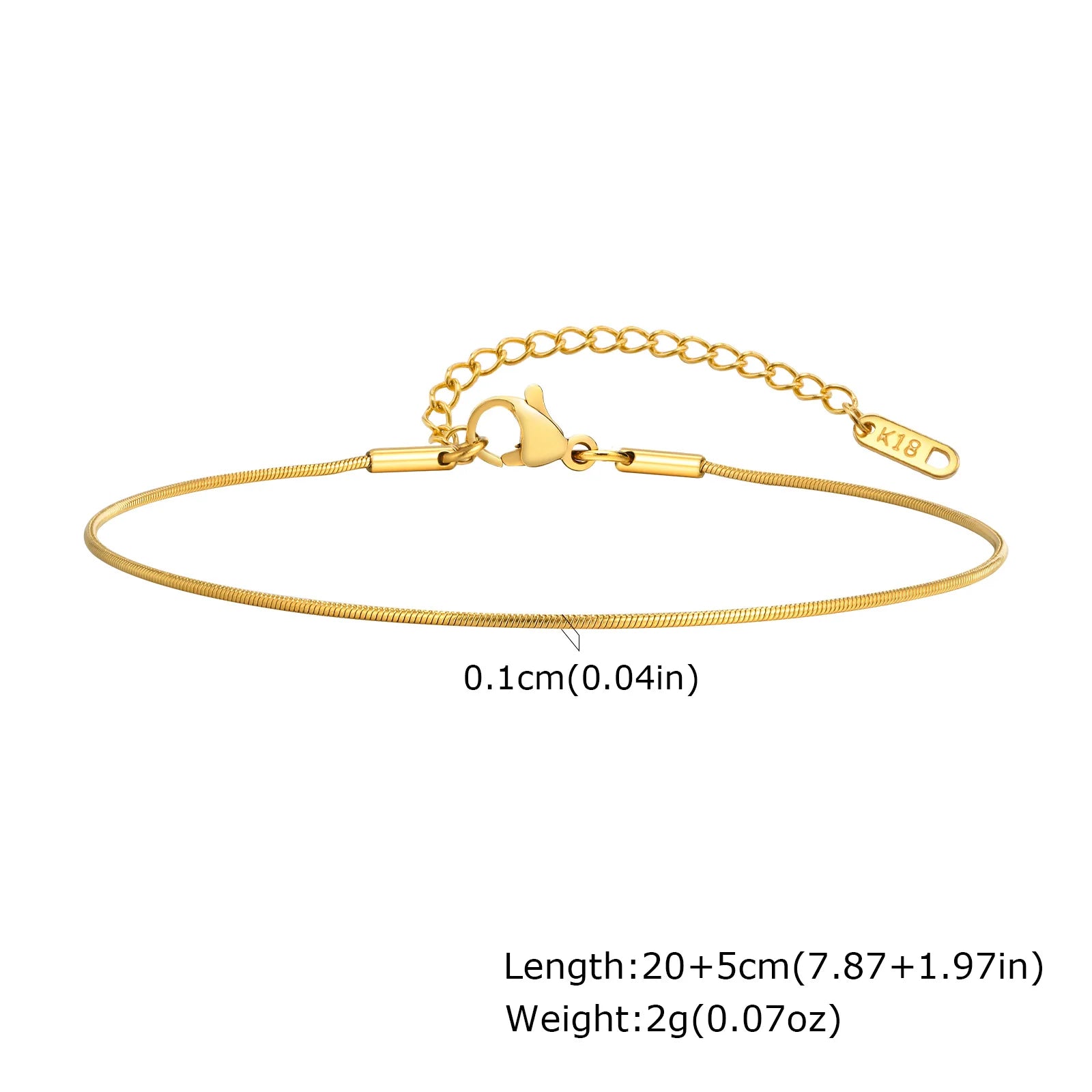 Stainless Steel Lucky Evil Eye Anklet Bracelet for Women