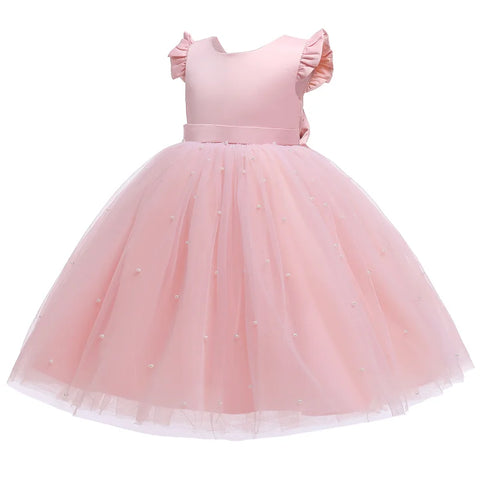 Tulle Party Dress with Big Back Bow