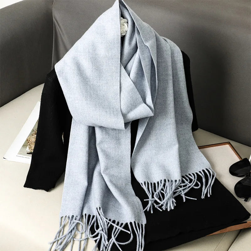 Soft Solid Winter Scarf
