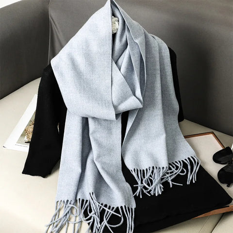 Soft Solid Winter Scarf