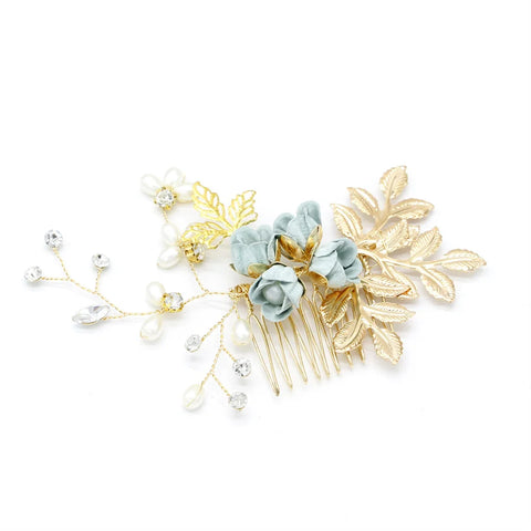 New pearl Crystal Rhinestone Hair Combs