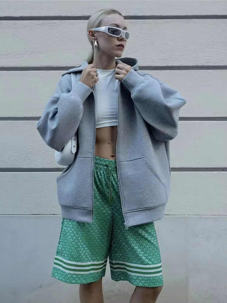 Oversized Zip Hoodie