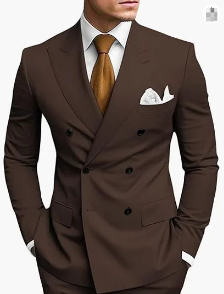 High Quality Double Breasted  Men's Suits