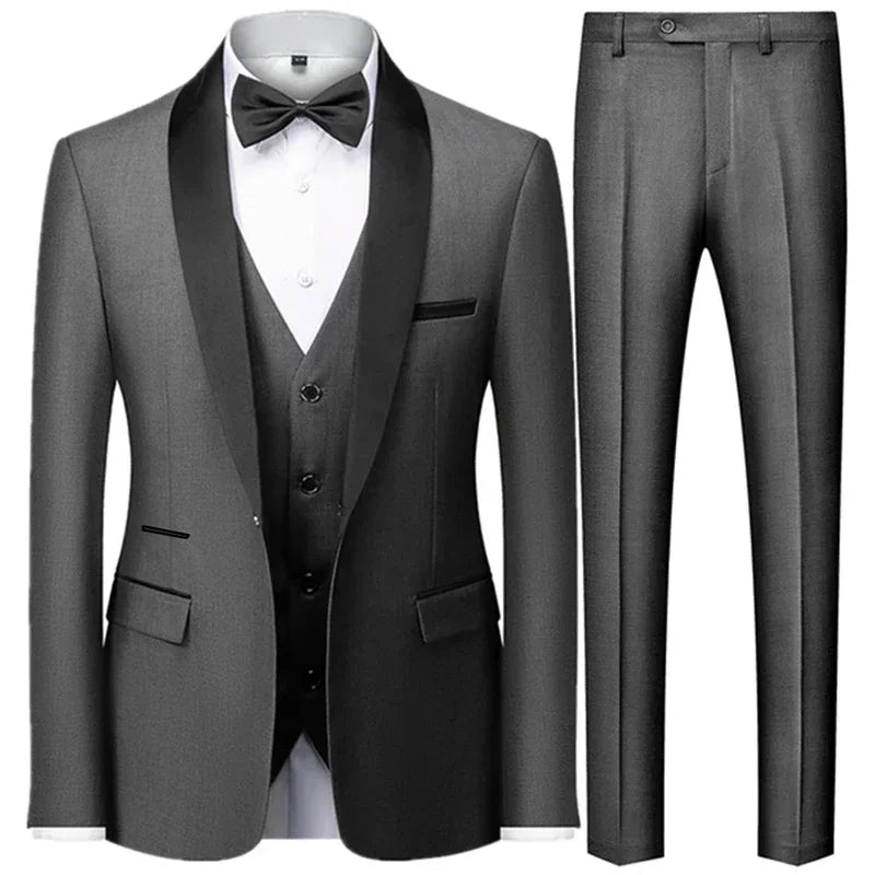 Shawl-Lapel Tuxedo Set