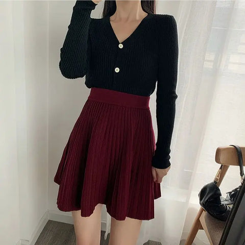 Knit Midi Skirt