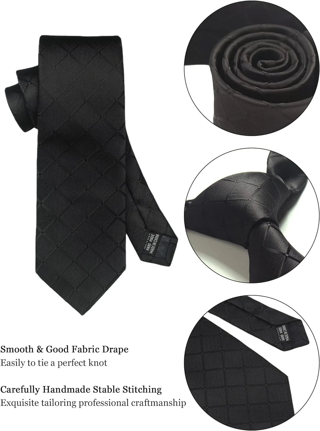 Tie, Clip & Pocket Square Set
