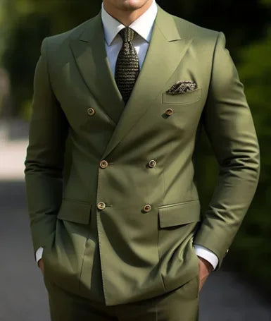 High Quality Double Breasted  Men's Suits