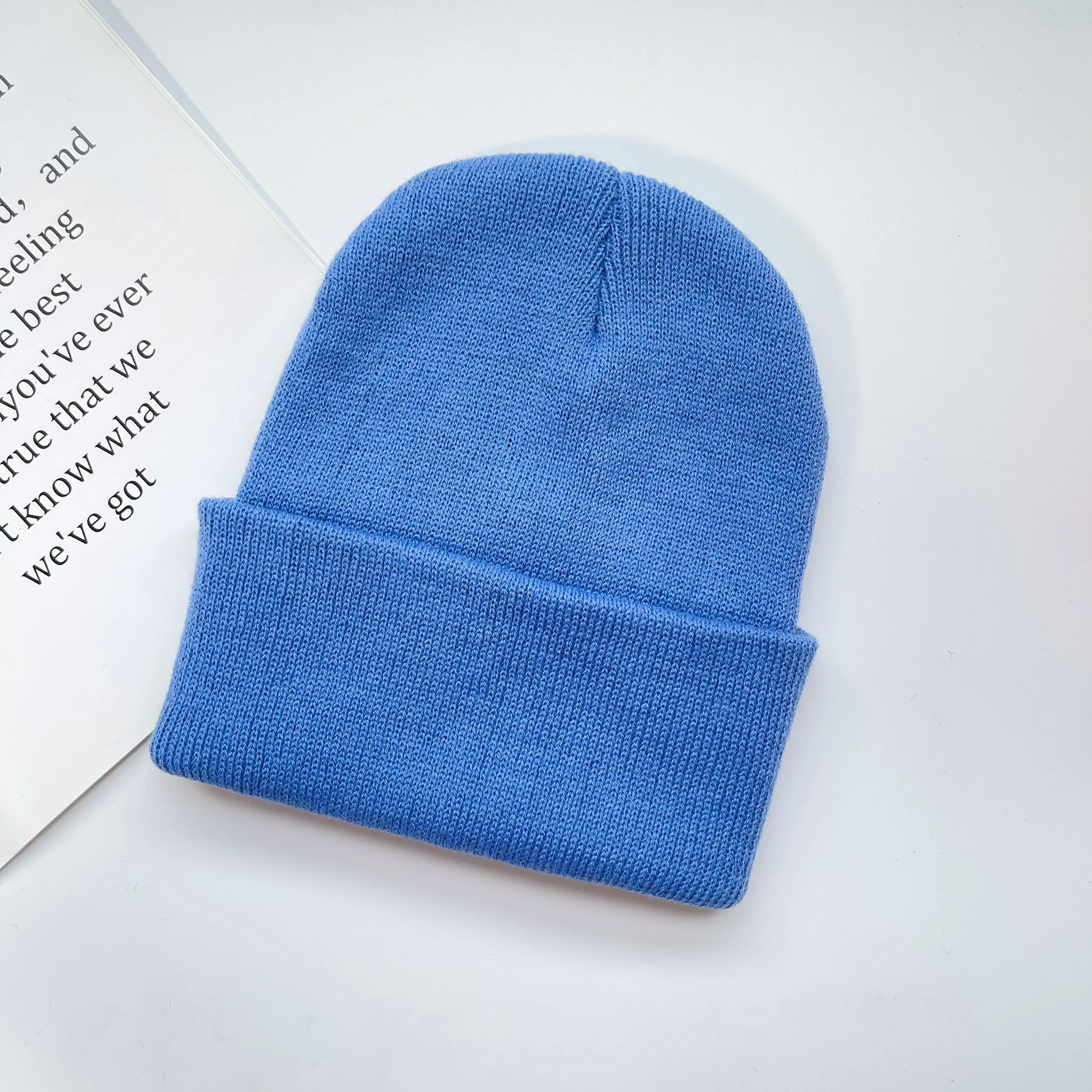 Rib-Knit Cuffed Beanie