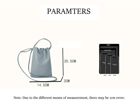 Mini Bucket Crossbody Bag