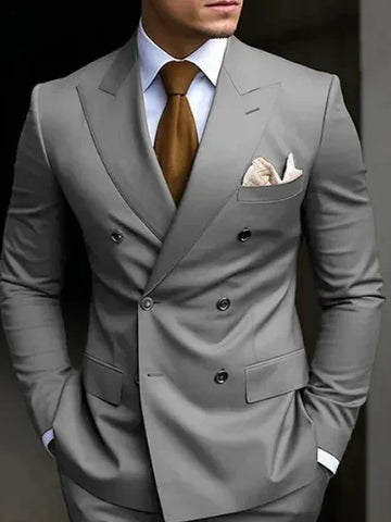 High Quality Double Breasted  Men's Suits