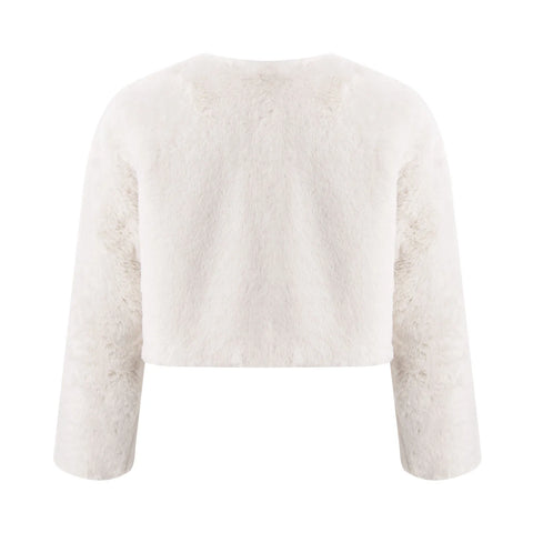 Girls' Faux-Fur Bolero Shrug