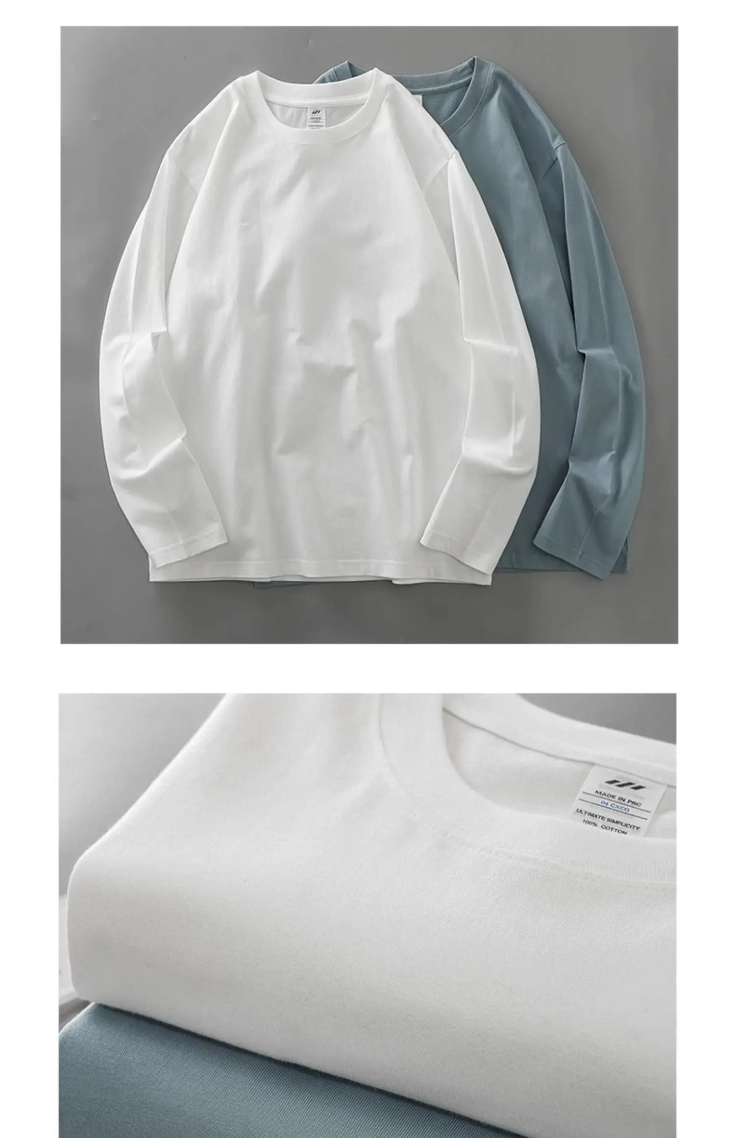 Long-Sleeve Cotton Tee
