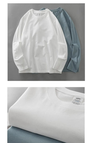 Long-Sleeve Cotton Tee