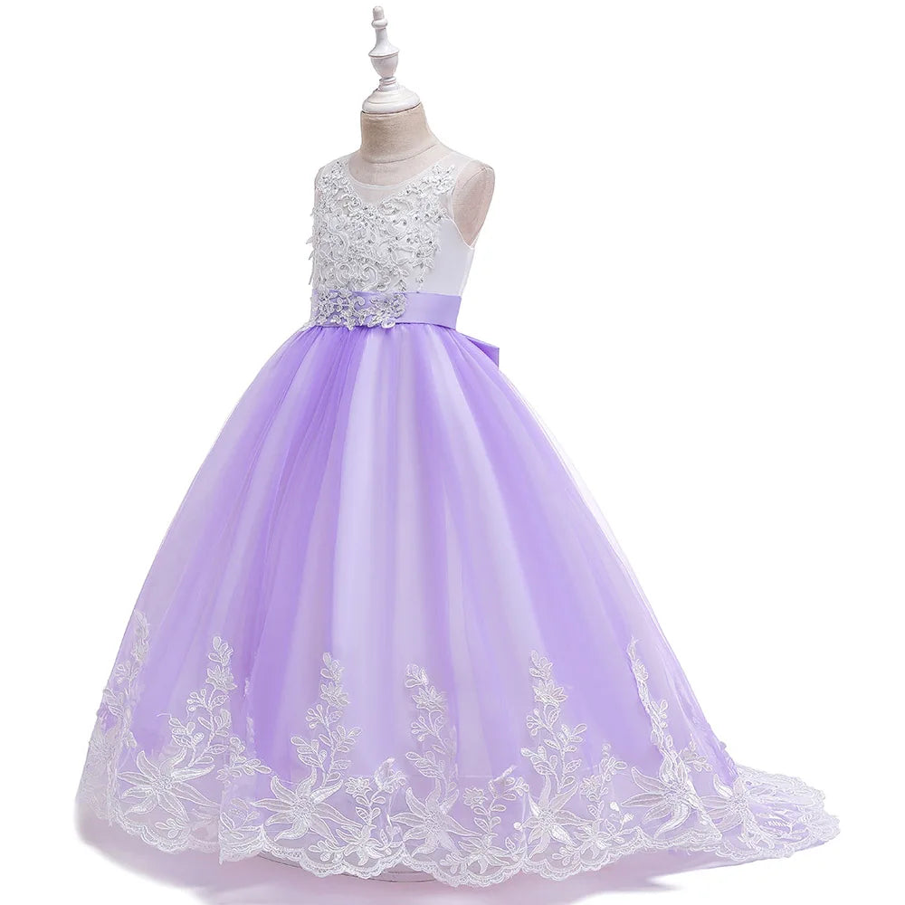 White Lace First Communion Dress