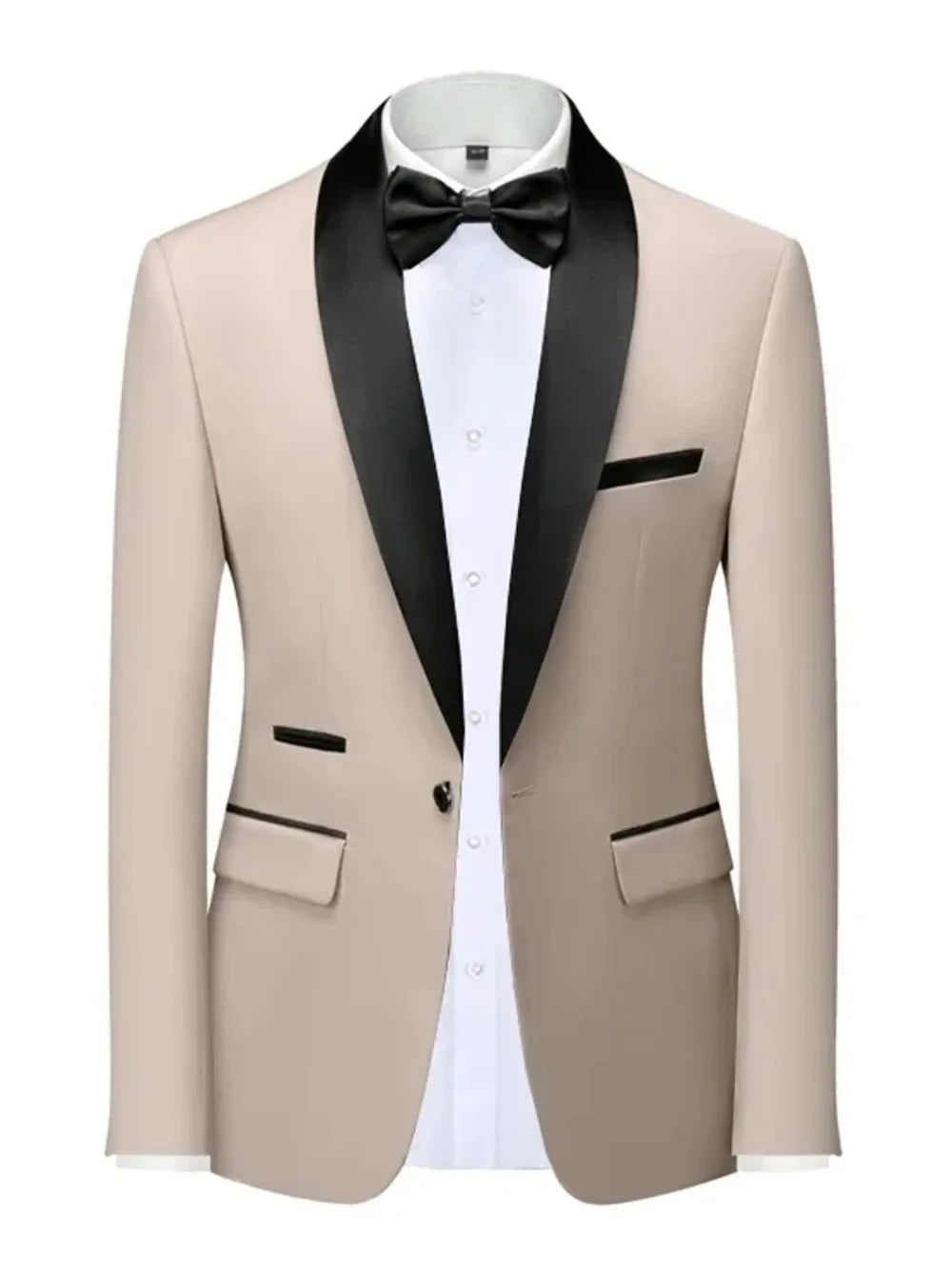 Velvet Shawl-Collar Blazer