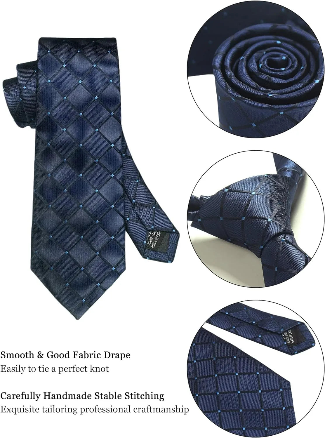 Tie, Clip & Pocket Square Set