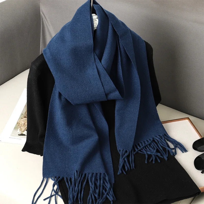 Soft Solid Winter Scarf