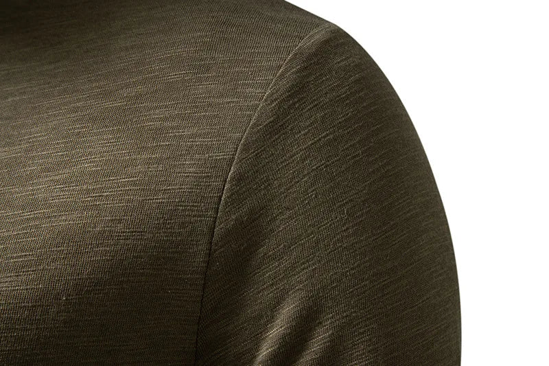 Long-Sleeve Cotton Henley