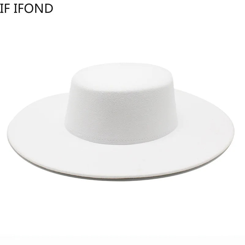 Wide-Brim Felt Hat