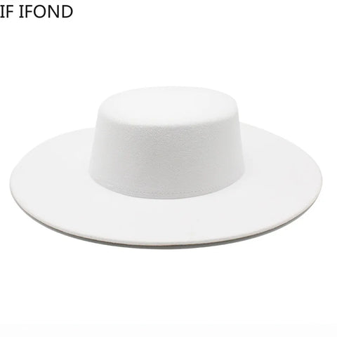 Wide-Brim Felt Hat