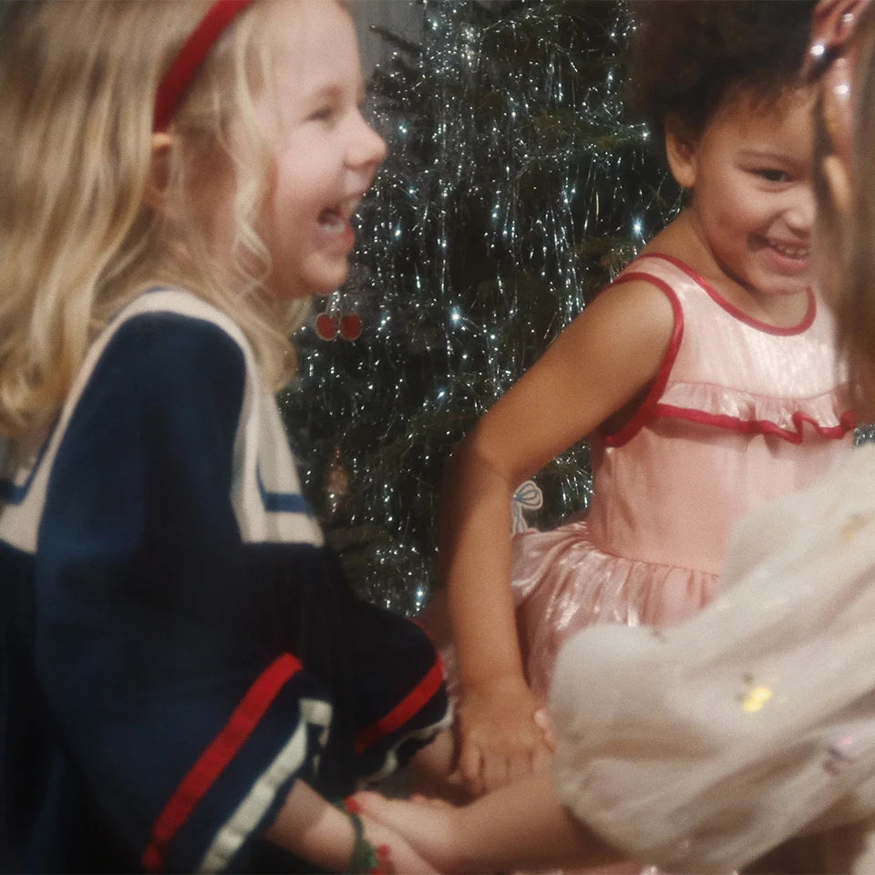 Girls' Velvet Holiday Party Dress