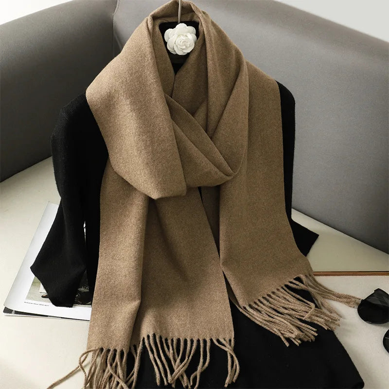 Soft Solid Winter Scarf