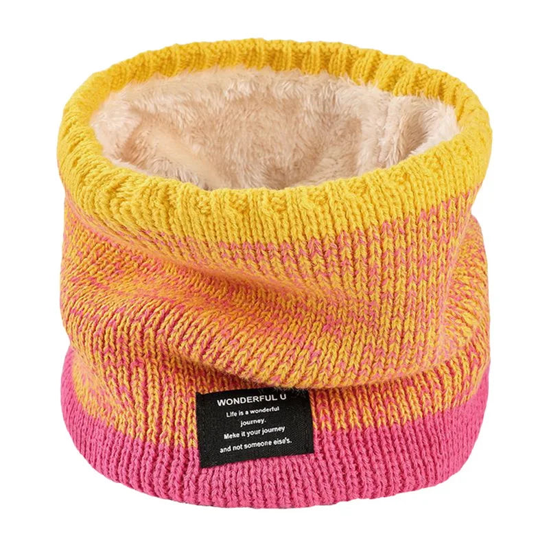 Fleece-Lined Knit Neck Warmer