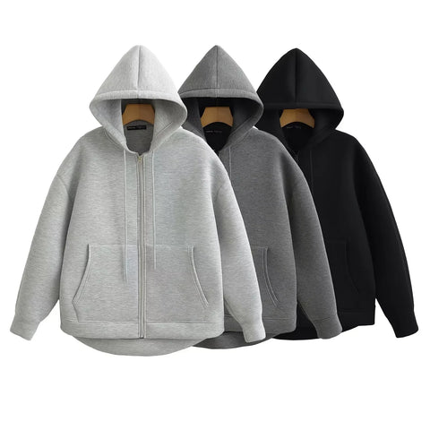 Oversized Zip Hoodie