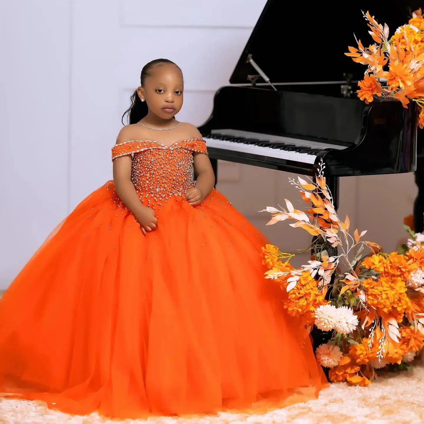 Crystal Tulle Pageant Ball Gown
