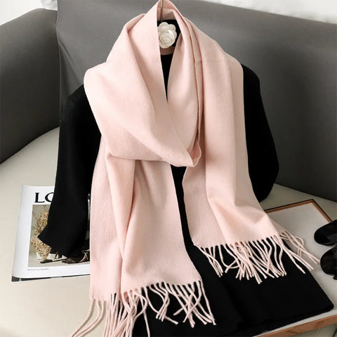 Soft Solid Winter Scarf