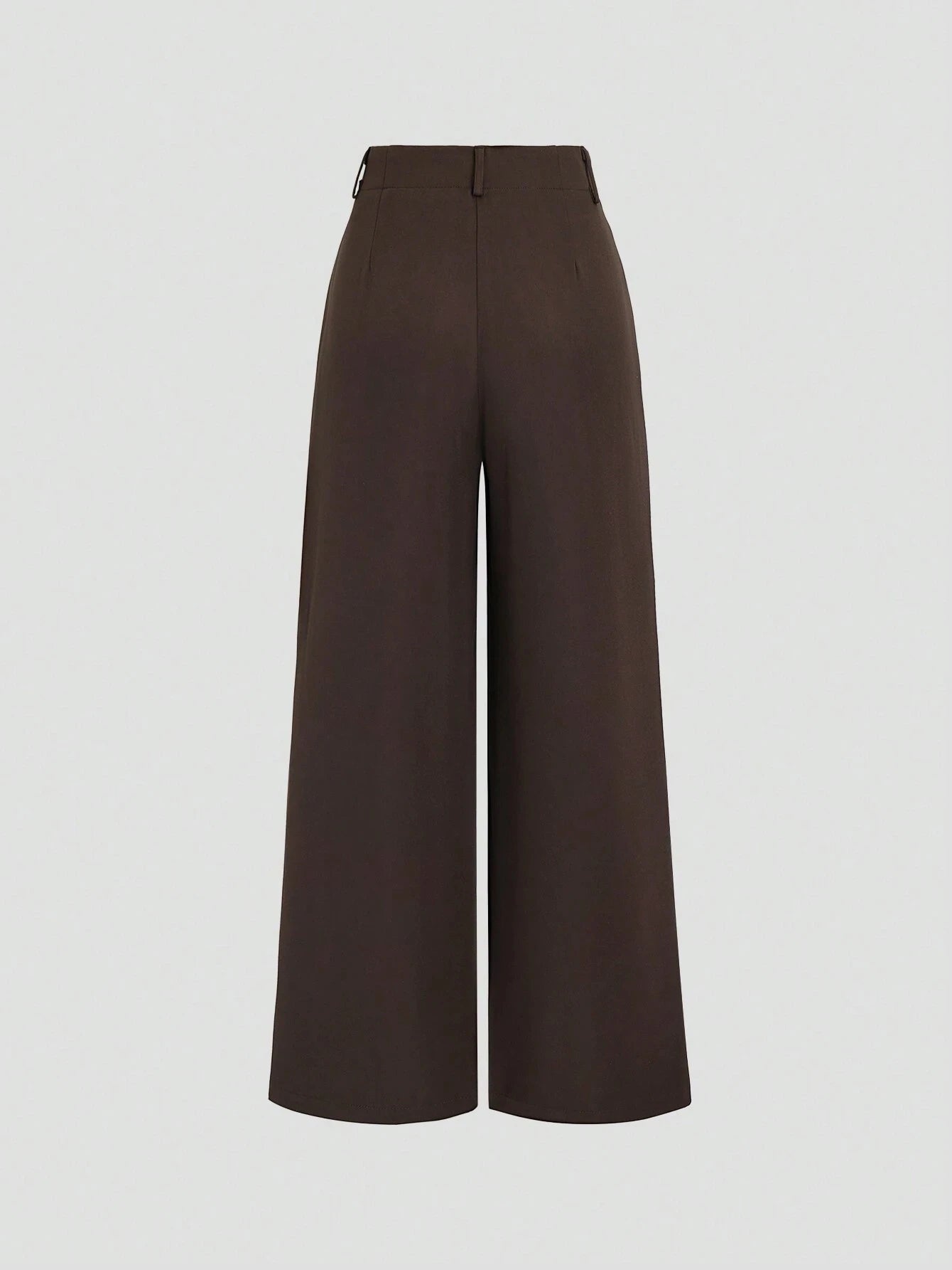 Pleated Wide-Leg Trousers