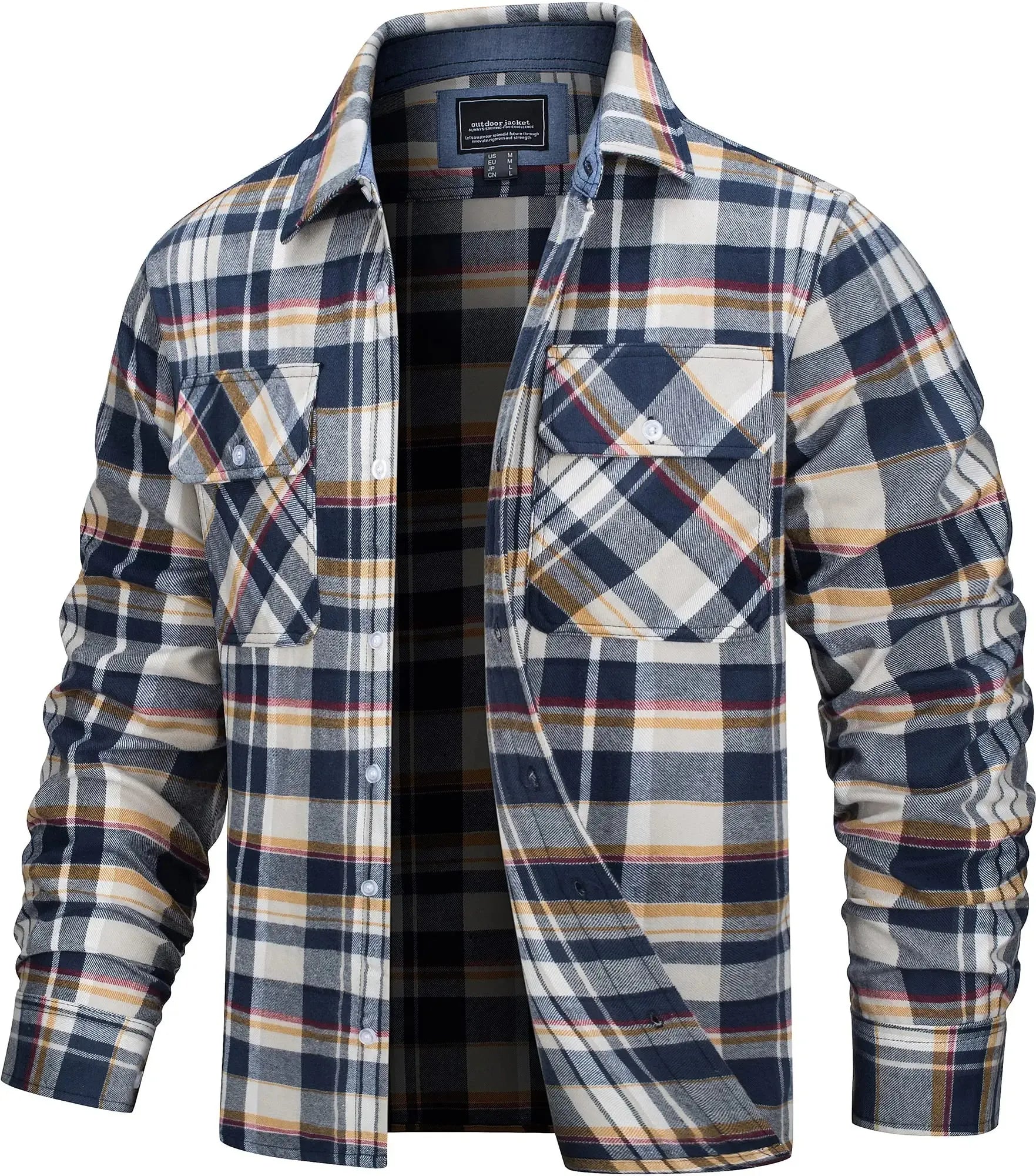 Plaid Flannel Overshirt