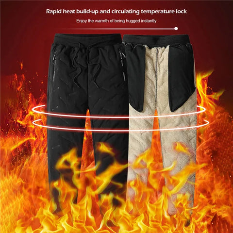 Sherpa-Lined Sweatpants