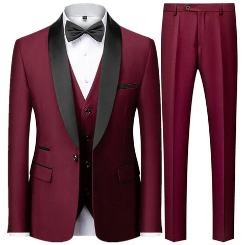 Shawl-Lapel Tuxedo Set